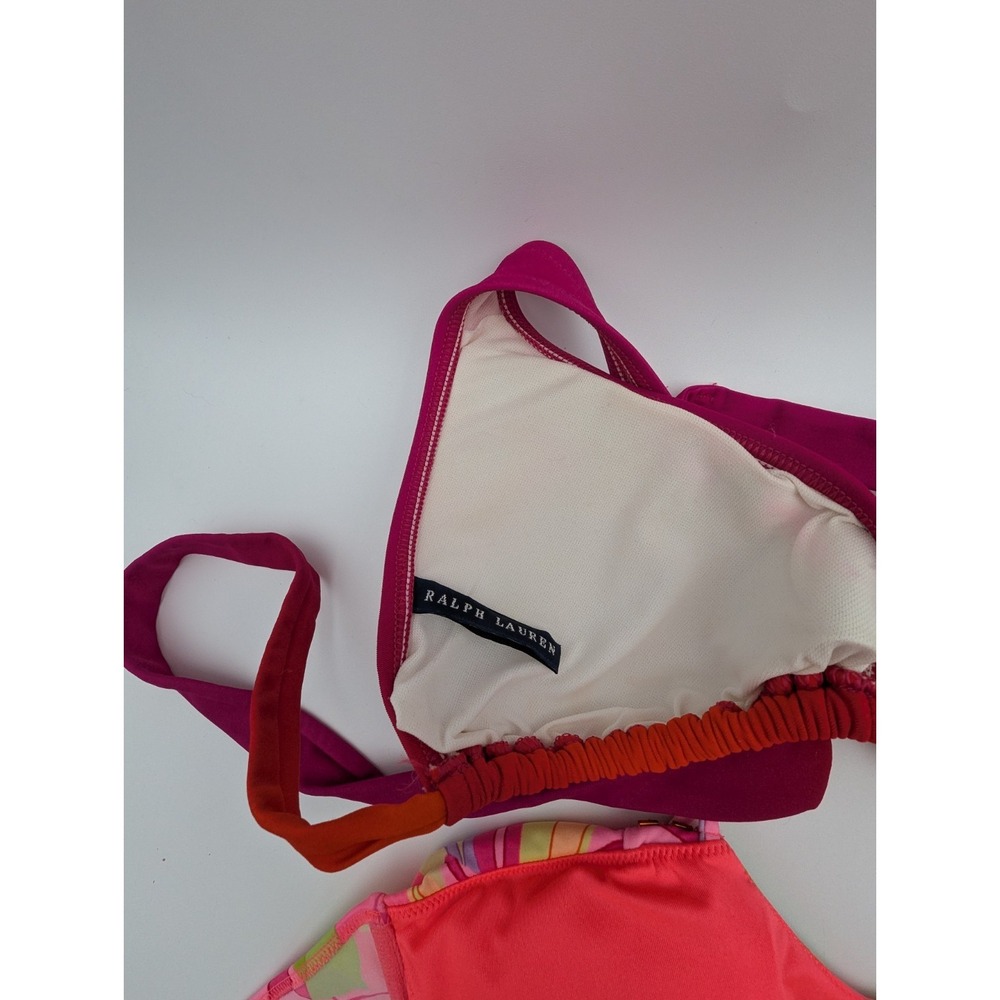 Vintage Swim & Sports Bra Lot 5 Tops VS Pink Ralph Lauren Express Mixed ~ 32-34C - Picture 3 of 8